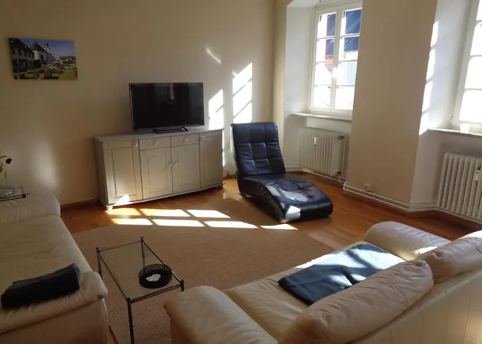 아파트 Altes Pfarrhaus Mit Flair Und Jufferblick 브라운버그